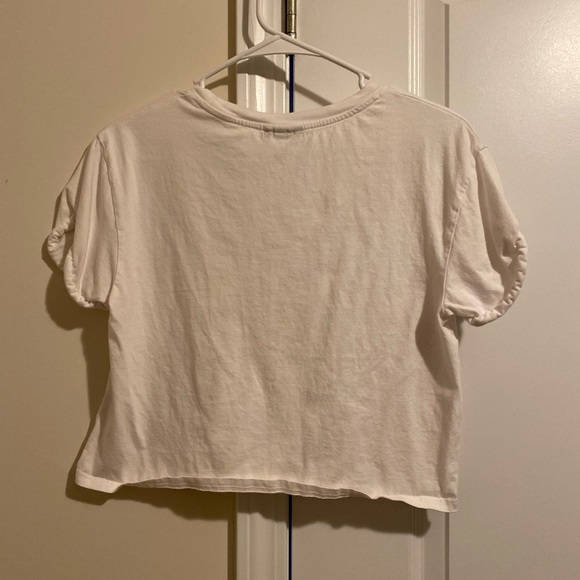 Flower cropped T-shirt - Picture 2 of 2